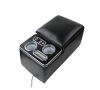 Repose-bras De Voiture Pour Ford Pour Transit 2013-2020 Voiture D'affaires Ensemble De Garde-corps Avant Rangée Mobile Accoudoir Général Magasin Central Accoudoir Automobile(B - D-black)