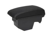 Repose-bras De Voiture Pour Peugeot Pour 308 Pour T7 Pour SW 2008-2012 Boîte De Rangement Centrale Pour Accoudoir De Voiture(A leather white line)