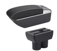 Repose-bras De Voiture Pour Suzuki Pour Jimny JB23 JB43 1999-2017 Pièces De Rechange Pour Accoudoir Boîte Rangement Accessoire Accoudoir Automobile(D Black white No USB)