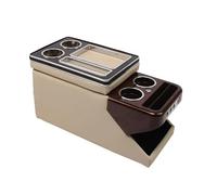 Repose-bras De Voiture Pour Toyota Pour Proace Pour Verso 2016-2023 Accoudoir D'affaires Central Store Rangée Avant Garde-corps Coffre Ensemble Accoudoir Automobile(C beige)