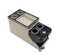 Repose-bras De Voiture Pour VW ID. Pour BUZZ 2022+ Ensemble De Garde-corps Avant Pour Voiture Professionnelle Mobile Magasin Central Accoudoir Automobile(D beige Wireless)