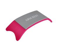 Repose-bras en plastique et Silicone, 2 pièces, coussin for Nail Art, support d'oreiller, outil d'accoudoir de Table manucure Pour d'Ongle(Rose)