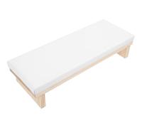 Repose-bras pour Manucure, Coussin Mains, Bois Blanc | Nail Art en Salon Domicile, Cuir Artificiel, Léger et Confortable, Réduit la Fatigue du Poignet