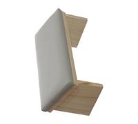 Repose-bras pour manucure, repose-bras incliné en cuir synthétique et bois | Repose- confortable, support stable pour, pour la maison
