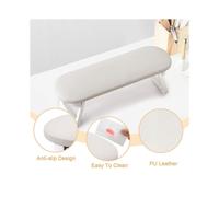 Repose-Bras pour Ongles, Repose-Main Pliable en Cuir PU pour Coussin D'Ongles en Acrylique, Coussin pour Main, Nail Art
