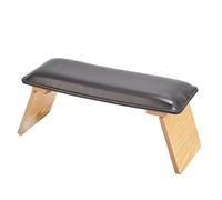 Repose Bras Pour Ongles Repose-main pliant en cuir PU for ongles, coussin de main, support d'oreiller, for Nail Art, Table manucure for Salon(Black,8cm)