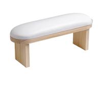 Repose Bras Pour Ongles Support d'art d'ongle en cuir d'unité centrale support d'oreiller de coussin main for la Table manucure for le Salon(High white)