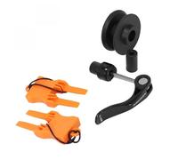 REPOSE CHAINE POUR AXE TRAVERSANT 12mm AVEC SUPPORT POUR PLAQUETTE FREIN A DISQUE