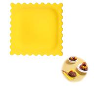 Repose Cuillère à Chaleur de Cuisine Porte Cuillère en Forme de Ravioli Repose CuillèRe Cuisine en Silicone Accessoires de Cuisine sympas et Mignons Pour La Cuisine La Maison La Salle à Manger Jaune