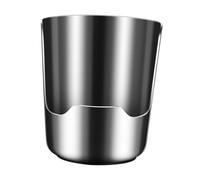 Repose-cuillère compact et de couvercle, organisateur de comptoir de cuisine en acier inoxydable pour garder les outils de cuisine droits et prêts quotidien, repose-ustensiles côté