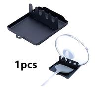 Repose cuillère - Cuisine - Acier Inoxydable 304 - Noir - Multifonctionnel - Résistant à la chaleur