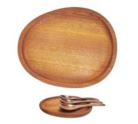Repose cuillère cuisine, cuillère de cuisson ronde en bois brun vintage spécialement conçu pour le café décontracté thé