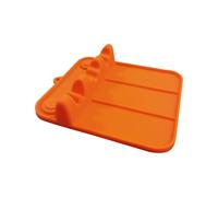 Repose-cuillère de cuisine de qualité supérieure, construction en silicone résistant à la, conception à aspiration antidérapante, rangement compact, permettant d ' économiser de de