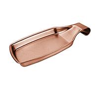 Repose-cuillère en acier inoxydable pour cuisinière, porte-ustensiles de cuisine (or rose)