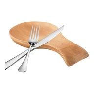 Repose-cuillère en bois - Porte-ustensiles de ferme, accessoire de cuisine rustique, organisateur de comptoir durable, base en bois naturel | Repose-cuillère de cuisine décoratif pour pique-nique en p