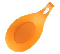 Repose-cuillère en silicone anti-adhésif pour louche à soupe et spatule résistant à la chaleur Ustensiles de cuisine Orange