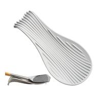 Repose-cuillère en silicone - Grand repose-tête - Plateau organisateur pour évier de cuisine - Rangement des casseroles - Plateau lave-vaisselle - Porte-couverts pour spatule de cuisine