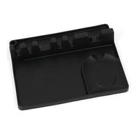 Repose-cuillère en silicone - Porte-ustensiles 2 en 1 de grande taille avec tampon anti-goutte, organiseur de cuisine pour la cuisine, accessoires de cuisine en silicone facile à nettoyer, design de