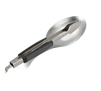 Repose-cuillère | Grand plateau antidérapant avec longue poignée | Repose-cuillère de cuisine et porte-ustensiles - Pour spatule, fouet, ustensiles de cuisine, plan de travail, cuisinière, maison