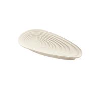 Guzzini Repose-cuillères Eco-Kitchen KEEP CLEAN, Matériau recyclé, Blanc lait, 25x12,5x3 cm