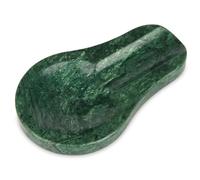 Repose Cuillère Marbre Cuisine Antidérapant Repose Cuillere Support pour Spatule, Louche, Fourchette, Cuillère à Café, Comptoir de Cuisine, Ustensiles de Cuisine Vert Noirâtre 16.5 x 10 x 1.8 cm