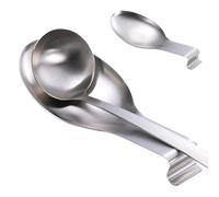 Repose-cuillère pour de cuisson, porte-cuillère en acier inoxydable, porte-ustensiles de cuisine pour louche, pinces | Support à ustensiles en acier inoxydable, accessoires de cuisine, grand