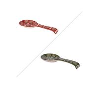 Repose cuillère Sulivan 23x9 cm (1 modèle aléatoire) - - Multicolore - Grès