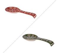 Repose cuillère Sulivan 23x9 cm (1 modèle aléatoire) - - Multicolore - Grès