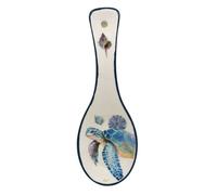 Repose-Cuillère ""Tortue Coria"" - Élégance Marine et Praticité en Cuisine