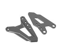 Repose de Pied Pédales Plaques de Garde à Talons pour 400 Z400 250 Z250 2018-2024 Compatible avec Les Ensembles arrière Pergs Protector Cover(Titanium)