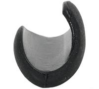 Repose-doigt en silicone pour flûte offrant une protection du pouce et un localisateur d'entretien des instruments pour musiciens débutants (noir)