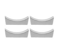 Repose- en acier inoxydable, porte- en forme de bateau, 4 pièces | Repose-couteau et fourchette en argent pour tenir les , les cuillères et les fourchettes, design incurvé petit et léger