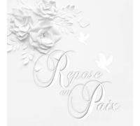 Repose en Paix: Livre de Condoléances, d'accompagnement des familles en deuil lors de la céremonie funéraire.