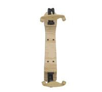 Repose-épaule for violon en alliage d'aluminium, rembourré noir for 4/4 3/4 1/2 1/4 1/8, pièces et accessoires