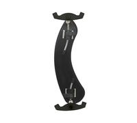 Repose Épaule Pour Violon Réglable 1/8 Noir Et Blanc Accessoires Pour Instruments À Cordes Accessoires Pour Violon(Black1/8)