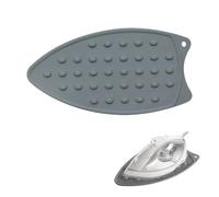 Repose Fer à Repasser Silicone - Tapis de Repos de Repassage, Support pour Fer, Coussin de Silicone (Gris)