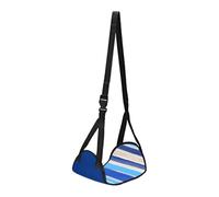 Repose-jambes d'avion réglable portable - Hamac de voyage - Repose-pieds - Bagage à main - Long pied - Accessoire de voyage pour avions, trains, bus - Repose-jambes portable réglable