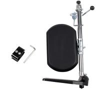 Repose-Jambes Élévateurs Universel pour Fauteuil Roulant, Angle Réglable 90° à 180° avec Appui-Mollet Rembourré, Support Acier Robuste 100kg, Installation Sans Outil(Right side)