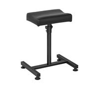 Physa Repose Jambes Tatoueur Appui Tabouret Pédicure PHYSA FR-1 (24 x 33 cm, Hauteur Réglable Max 74,5 cm, Max 30 kg, Similicuir, Acier, Noir)