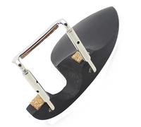 Repose Joue De Violon En Bois Noir Pleine Grandeur Avec Vis Argentées Accessoires Professionnels 1/8(1/8)