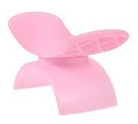 Repose-main à Clou de U, Coussin Manucure Rose Compact | Surface Stable, Nettoyage Facile, Design Multifonction, Cuir Pu et Mousse, pour Nail Art et Soins des Pieds