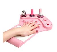 Repose-main à ongles Séparateur de doigts en silicone et porte-colle | Support à vernis à ongles pour Arts Designs Peintures Décoration Fournitures de Pratiques Pédicure Salon Maison Tables
