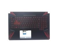 Repose-main de rechange pour Asus TUF Gaming FX504 FX504G FX504GD FX504GE FX504GM FX80 FX80G avec clavier rétroéclairé US 90NR00J2-R31US11