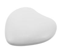 Repose-main Manucure Cœur Blanc en Pu, Mousse Mémoire, Soutien Doux | Bras et Main, Usage Salon ou Maison, Style Moderne Chic, Aide à Réduire la Fatigue