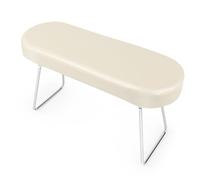 Repose Main Ongle, RISVOWO Coussin Manucure en PU Cuir Antidérapant, Support Pliable, repose main manucure Étanche, Coussin d'Ongle Repose-Bras d'ongle pour Studio d'Ongles Esthéticienne(Blanc)