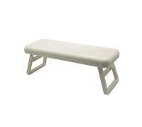 Repose-main pliable et surélevé for manucure, support d'oreiller, accoudoir de Table en plastique, repose-main spécial for ongles(Brown)