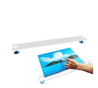 Repose-mains avec pont incliné pour artistes - Support de bras acrylique