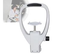 Repose Menton Support Frontal Repose-réglable, pour instrument optique, accessoires d'optométrie, design incurvé en palette, distance de levage de 40 mm, appui-tête