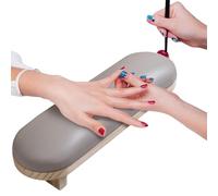 Repose-ongles - Résout les problèmes de fatigue des mains, base stable imperméable antidérapante, cuir PU en microfibre + support en acier résistant, station de manucure |