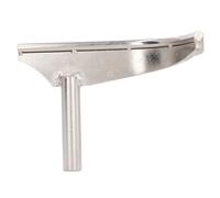 Repose-outil de tour courbe de 6 pouces, repose-outil pour le tournage du bois avec colonne en acier trempé de 5/8 pouce, support ergonomique pour gouge à cuvette, adapté aux